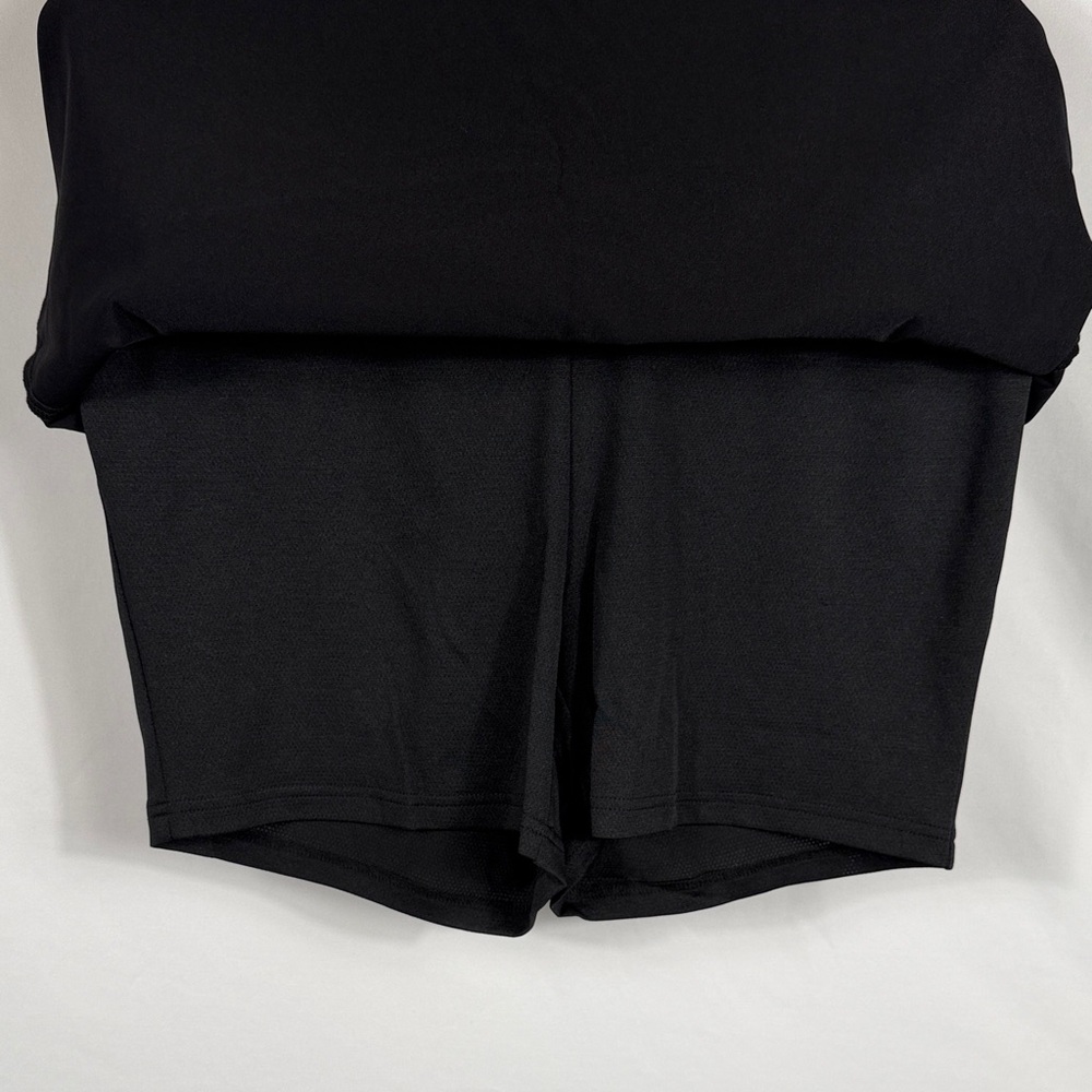 NWT. Rafaella Skort. Womens Black Pull On Comfort Size L. Casual‎ or athletic. - Picture 7 of 7